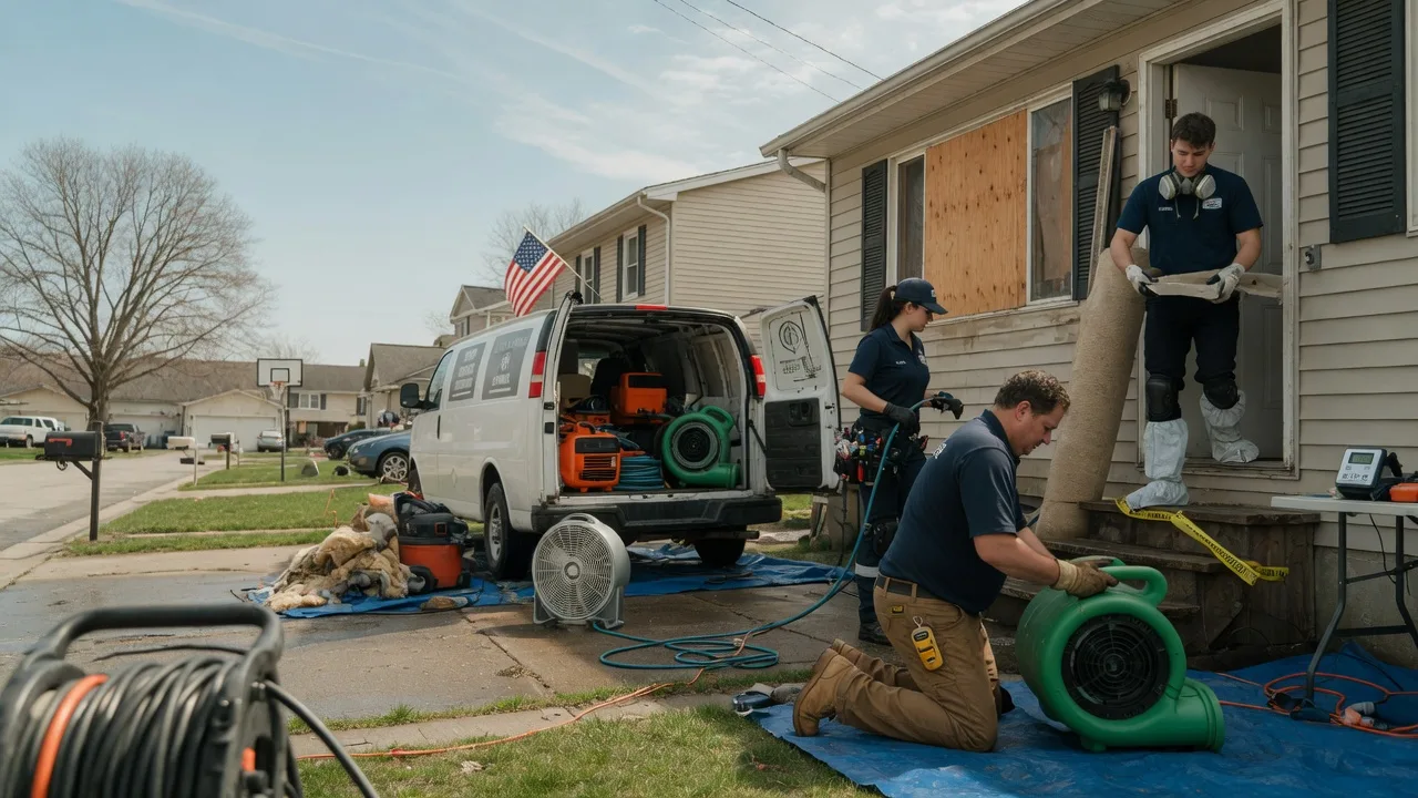 Water Damage Restoration in Pontiac, MI near me
